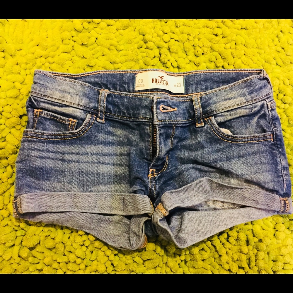 Blue jean shorts